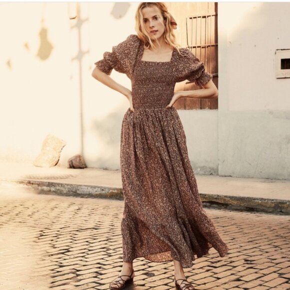 Doen Dresses & Skirts - Doen Colette Dress Terra Garden Bloom